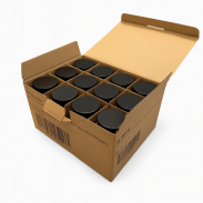 Zestaw 12 kwadratowych słoiczków 120 ml na przyprawy do kuchni - 5