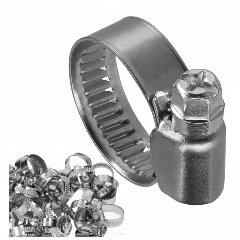 Opaska ślimakowa zaciskowa Ø 8 - 12 mm