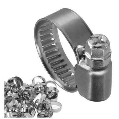 Opaska ślimakowa zaciskowa Ø 8 - 12 mm