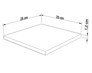 Podkład pod tort 25 x 25 cm kwadratowy - 2