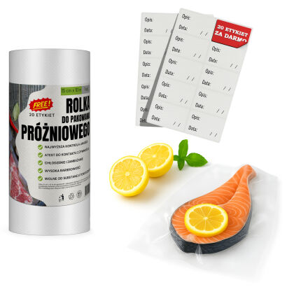 15x1000 cm folia moletowana w rękawie