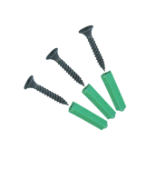 Wieszak 340 mm z 11 uchwytami, haczyk, kolor czarny przykręcany - 3