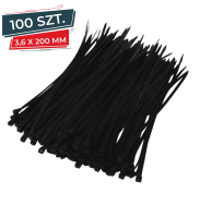 Opaski zaciskowe kablowe 3,6 x 250 mm - 2