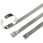 Opaski zaciskowe metalowe 4,6 x 200 mm - 4