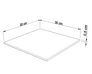 Podkład pod tort 30 x 30 cm kwadratowy - 2