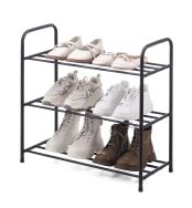Półka na buty stojak regał organizer metalowy 3 półki loft do przedpokoju - 3