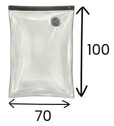 WOREK PRÓŻNIOWY 70 x 100 CM NA UBRANIA, POŚCIEL, MOCNY GRUBY