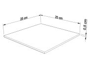 Podkład pod tort 25 x 25 cm kwadratowy - 2