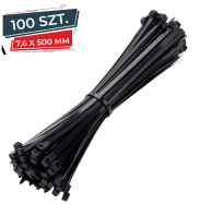 Opaski zaciskowe kablowe 7,6 x 500 mm - 3