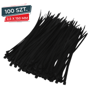 Opaski zaciskowe kablowe 2,5 x 150 mm - 2