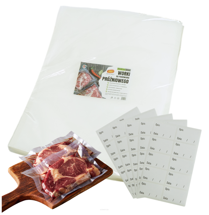 30x40 cm worki moletowane, 50 sztuk