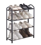 Półka na buty stojak regał organizer 4 półki loft do przedpokoju - 3