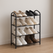 Półka na buty stojak regał organizer 4 półki loft do przedpokoju - 4